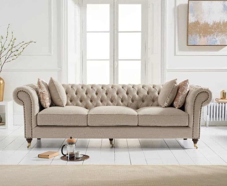 Chesterfield sofa swatch